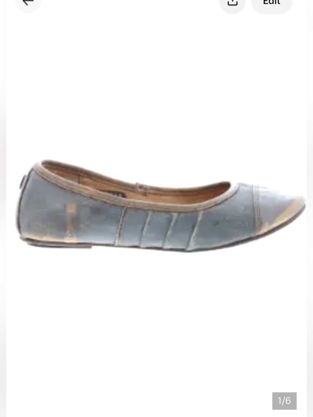 BedStu Step Women's Ballet Flats Shoes - Coral and Silver Size 6